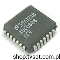 [2pcs] ADC0808CCV 8Bit AD LSB Converter SMD-PLCC28 NSC