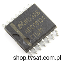 [4pcs] ADC08134CIWM 8-Bit Serial IO AD Converter SMD-SO14L NSC