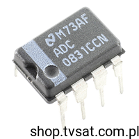 [4pcs] ADC0831CCN ADC Single SAR 8-Bit Serial DIP8 NI