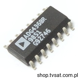[4szt] ADG436BR Dual SPDT Switch Multiplexer SMD-SO16 AD 