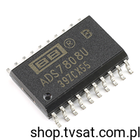 [1szt] ADS7808UB 12-Bit Sampling AD Converter SMD-SO20L BB 