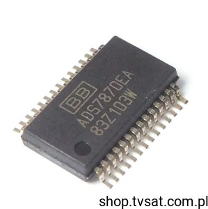[2szt] ADS7870EA Octal Ch.12 bit AD Converter SMD-TSSOP28 BB 