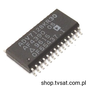 [2szt] ADV7128KR30 10-Bit DA Converter Video SMD-SO28 AD 