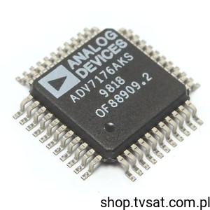 [1szt] ADV7176AKS Video Encoder 10Bit PAL NTSC SMD-QFP44 AD 