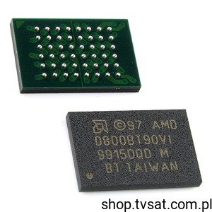 [20szt] AM29DL800BT-90WBI Flash 8MB 512KX16, 90ns BGA48 SMD-BGA48 AMD 800