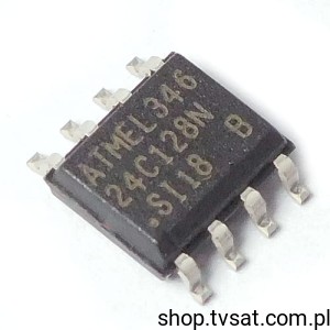 [10szt] AT24C128N-10SI-1.8 128Kbit Ser EEPROM 1.8V SMD-SO8 ATMEL