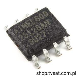 [5szt] AT25128AN-10SU-2.7 128kBit Serial EEPROM SMD-SO8 ATMEL