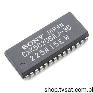 [4szt] CXK58258AJ-35 256kBit SRAM Parallel SMD-SOJ28 SONY