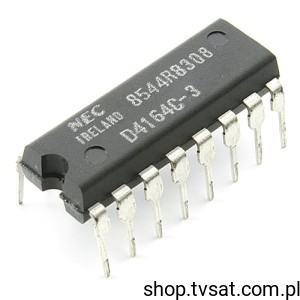 [1szt] UPD4164C-3 64kBit NMOS DRAM Memory DIP16 NEC