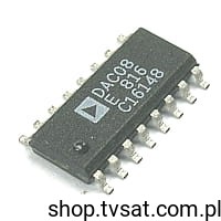 [1szt] DAC08EC 8Bit DA Converter Fast SMD-SO16 AD 