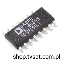 [2szt] DAC08ESZ 8Bit DA Converter Fast SMD-SO16 AD 