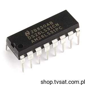 [40szt] DS26LS31CN Quad RS-422 Line Driver DIP16 NSC