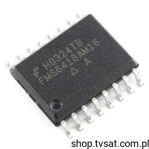 [4szt] FMS6418AM16 Triple Video Driver, Video Filters SMD-SO16 FAIRCHILD