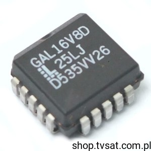 [5szt] GAL16V8D-25LJ Prog Logic Devices SMD-PLCC20 LATTICE PROG