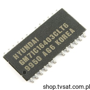 [3szt] GM71C16403CLT6 1MBit DRAM Memory SMD-SO24 HYUNDAI