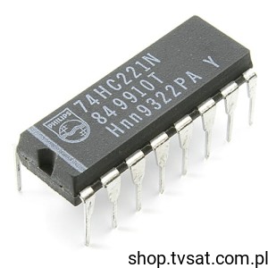 [50pcs] 74HC221N Dual Mono Multivibrator DIP16 PHILIPS