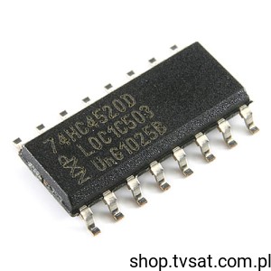 [20szt] 74HC4520D Dual Binary Counter SMD-SO16 NXP