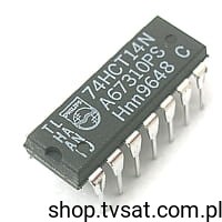 [1pc] 74HCT14N Hex Inverting Schmitt Trigger DIP14 PHILIPS