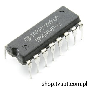 [1szt] HM4864P-2 64kBit NMOS DRAM Memory DIP16 HITACHI