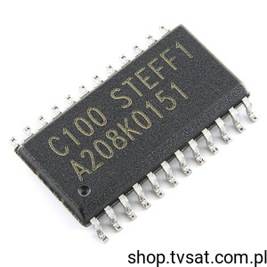 [2pcs] C100-STEFF1 HT48CA6 8Bit Remote MCU SMD-SO24 HOLTEK