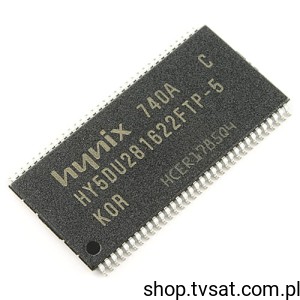 [3szt] HY5DU281622FTP-5 4MBit DRAM Memory 5V SMD-SO66 HYUNDAI