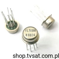 [2szt] IL709M OP Amplifier TO99-8 NSC