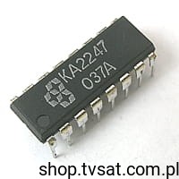 [20szt] KA2247 FM/AM tuner DIP16 SAMSUNG