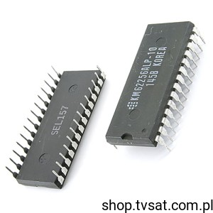 [2pcs] KM62256ALP-10 CMOS SRAM 256kBit 100ns DIP28 SAMSUNG