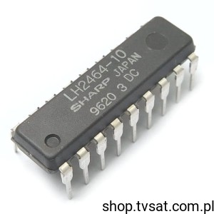 [10szt] LH2464-10 NMOS DRAM 256kBit DIP18 SHARP