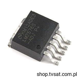 [4pcs] LM2576S-ADJ LDO Step Down 40V 3A SMD-D2PAK-5 NSC BULK