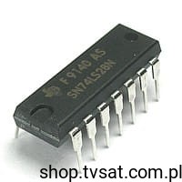[40pcs] SN74LS28N Quad NOR Buffer Gate DIP14 TI 