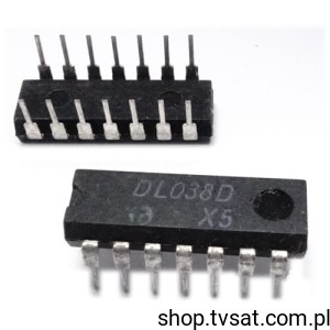 [50szt] DL038D Quad NAND Buffer_SN74LS38N DIP14 RFT