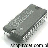 [2pcs] SN74LS674N Shift Register Single 16-Bit DIP24 TI 