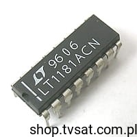 [8szt] LT1181ACN Dual Tx Rx RS232 DIP16 LT 