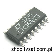 [2szt] LTC1688CS RS485 Quad Drivers 100Mbps SMD-SO16 LT 