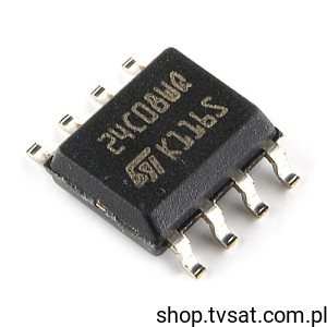 [100pcs] M24C08-WMN6T 8Kbit Serial EEPROM 2.5V SMD-SO8 STM