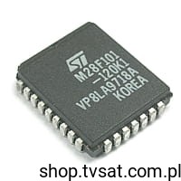 [3pcs] M28F101-120K1BAT 1Mbit Flash Memory SMD-PLCC32 STM