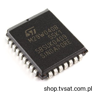 [4szt] M29W040B-55K1 4MBit Flash Memory SMD-PLCC32 STM