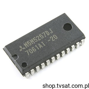 [10szt] M5M5257DJ-20 CMOS SRAM 256kBit SMD-SOJ24 MITSUBISHI
