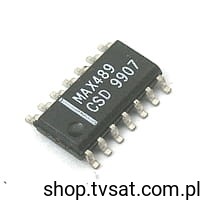 [4szt] MAX489ECSD RS485/RS422 Transceivers SMD-SO14 MAXIM