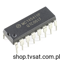 [5szt] MC145411P Clock Generator DIP16 MOTOROLA