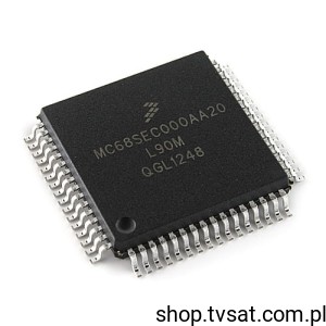 [2pcs] MC68SEC000AA20 MCU CMOS 8-Bit SMD-QFP64 FREESCALE
