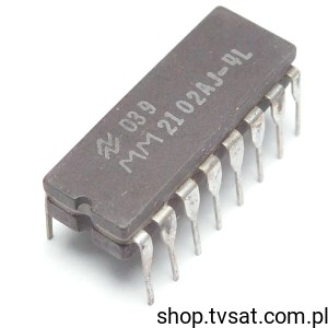 [5szt] MM2102AJ-4L Static RAM 1024-Bit DIP16C NSC