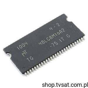 [2szt] MT48LC8M16A2TG-75G 128MBit SDRAM SMD-TSOP54 MICRON