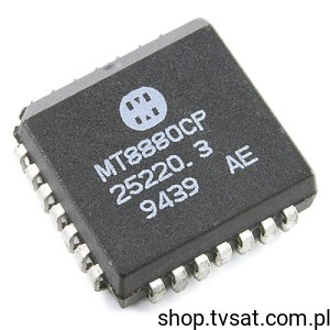[12szt] MT8880CP DTMF Transceiver SMD-PLCC28 MITEL BULK