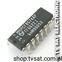 [5szt] IC Expander I2C PCF8574AP DIP16 PHILIPS