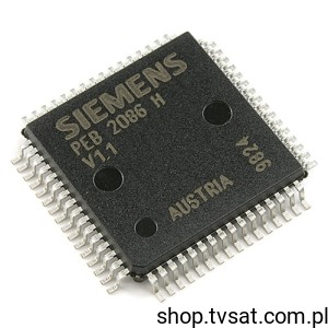 [20pcs] PEB2086H-V1.1D ISDN Cotroller SMD-MQFP64 SIEMENS