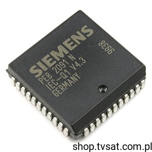 [20pcs] PEB2091N-V4.3 ISDN Echo Cancellation SMD-PLCC44 INFINEON