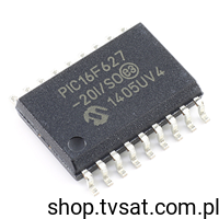 [2szt] PIC16F627-20I/SO 8-Bit MCU RISC  nano Watt SMD-SO18 MICROCHIP