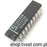 [50pcs] 74S240N Octal Transceiver 3-State DIP20 SIGNETICS